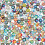 Printed Glass Cabochons 12mm Half Dome 200pcs 8