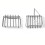 Campfire Grill Stainless Steel Portable Grate 3