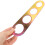 Pasta ruler stainless steel 4-hole portion control 3 pcs 2