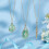 Stone Bracket Necklace Gold Pendant Holder 3 Sizes 5