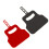 Portable barbecue fan plastic handheld fan 1 piece 3