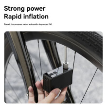 Electric Automatic Air Pump Portable Digital Inflator MTB-Road Bike Schrader Presta Tires 130PSI 800mAh