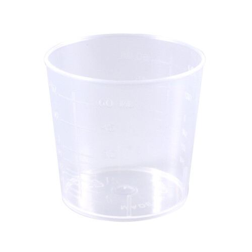 Plastic Graduated Beaker 60mL 2 pcs 1