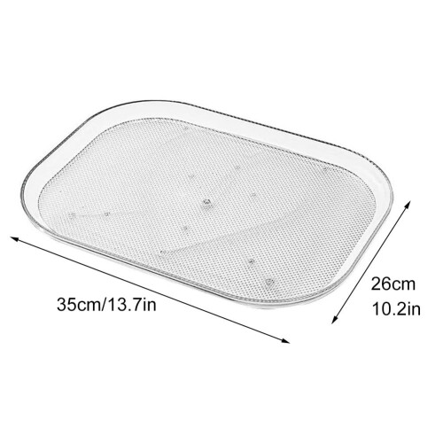 Τετράγωνο Lazy Susan για Ψυγείο και Πάγκο Εργασίας 1 Συσκευασία 2