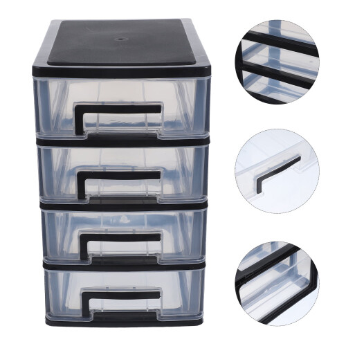 Armoire de rangement en plastique à 3 tiroirs 1