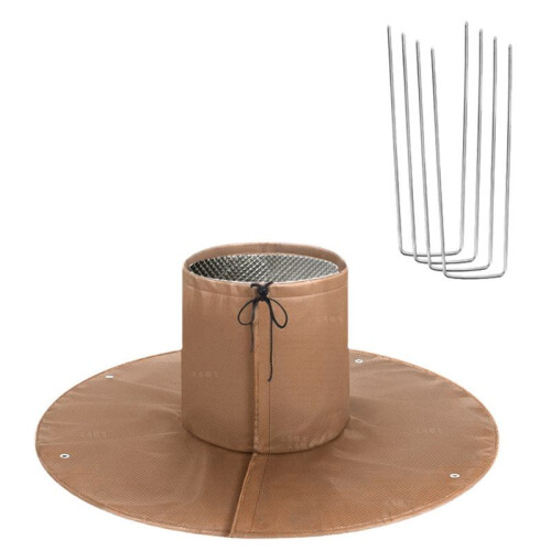 Tree Root Insulation Protective Cover Winter  Tree Root Protector  Tree Root Frost Freeze Protection Bag Brown 1