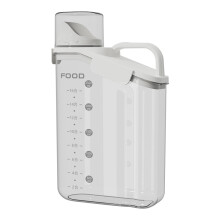 Dispensador de cereales de plástico YiFudd, caja de almacenamiento para alimentos de cocina, contenedor de granos y arroz.