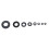 Mosiee Nylon-Flach-O-Ring-Dichtung M2-M10 5