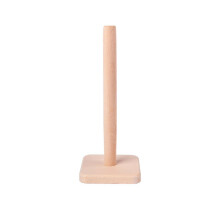 Dispensador de papel de cocina YiFudd, estilo japonés, de madera de haya, estante vertical para rollos de papel, organizador de papel film y