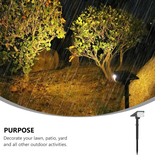 Ηλιακά φώτα εξωτερικού χώρου, 10 LED RGB Ηλιακά φώτα τοπίου, IP67 Αδιάβροχα, Ρυθμιζόμενα 2