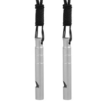 2Pcs Titanium Emergency Whistle, 120DB High-Volume Sound for Sports, Hiking, and Safety