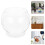 Γυάλα Ψαρέματος Clear Globe για Επιτραπέζια Χρήση 5,91x5,91x5,12 ίντσες 7