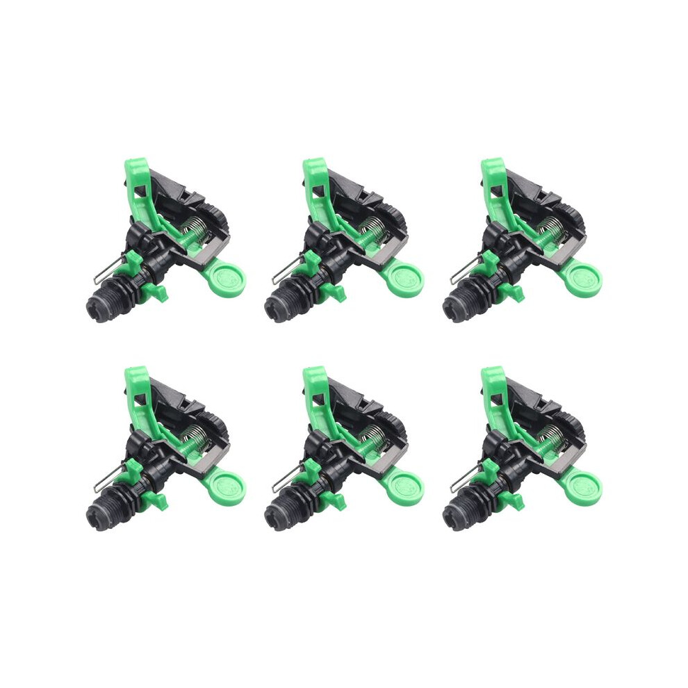 6X Garden Lawn Irrigation Tools Durable Garden Sprinklers Rotating Spray Nozzle Plant Watering Drippers Sprinkler 4713905082274