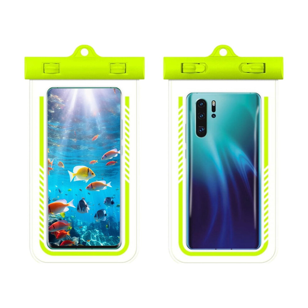 Kiplyki Transparent Phone Pouch Ipx8 30M 7.2-Inch 2 Pcs 975221669056