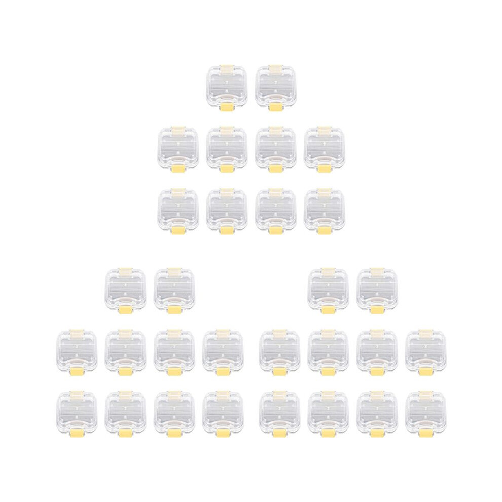 30Pcs Plastic Denture Tooth Box With Film High Quality Denture Storage Box Dental Implant Membrane Tooth Box 6033419963165