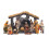 Kerststalbeeldje/ornamentset van hars. 7