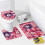 Ensemble rideau de douche Mickey avec tapis de bain antidérapant et 4