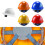 ABS Safety Helmet for Construction Site V-Type 4