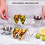 Ensemble de 4 supports à tacos en acier inoxydable 4