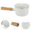 Enamel milk pan with wooden handle 1.5L 4