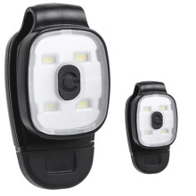 Latarka Czołowa LED Clip Lamp USB z Akumulatorem 150LM Nocne Światło do Biegania IPX4 Wodoodporne Akcesoria do Biegania