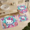 Ensemble rideau de douche Hello Kitty avec tapis de bain antidérapant et 6