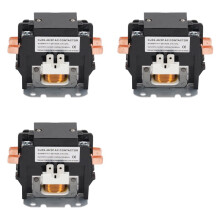 3X Contacteur de Climatiseur 40 A 2P de Remplacement avec Contact en Alliage D'Argent, Distribution D'Énergie, Appareils de Contrôle 220 V.