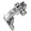 YULIJU blind corner cabinet hinge set silver 2 pcs 4