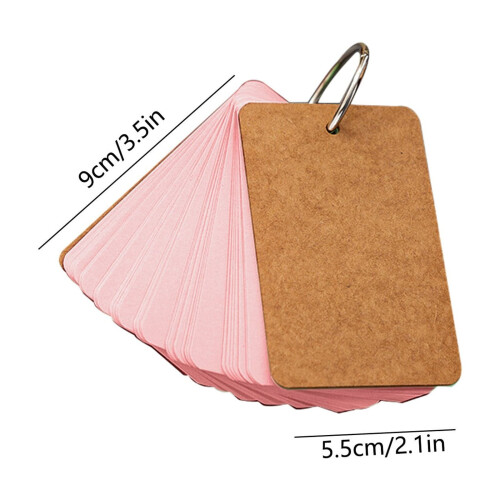 Κάρτες Flash Kraft 2,1" x 3,5" Πολύχρωμες 50 τεμάχια 1