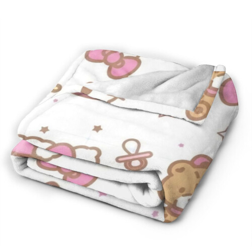 Κουβέρτα ξενοδοχείου Hello Kitty εξαιρετικά απαλή fleece 60x50 ίντσες 2