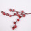 Christmas artificial pomegranate berry branches red3pcs 4