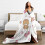 Κουβέρτα ξενοδοχείου Hello Kitty εξαιρετικά απαλή fleece 60x50 ίντσες 2