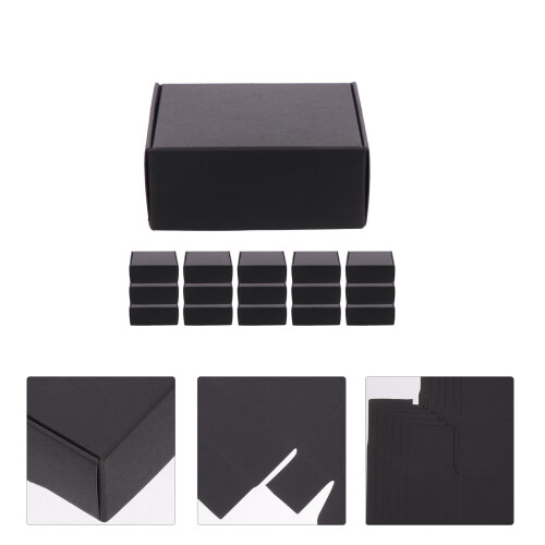 Cutii de transport ondulate negre Ease, 20 bucăți 1