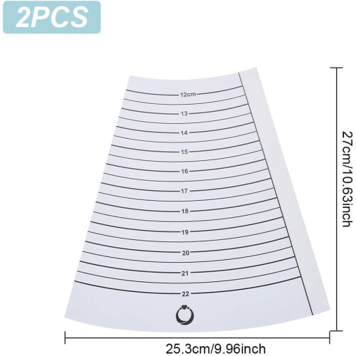 Resin Bracelet Sizer Tool for Wrist Measurement 2 pcs 1