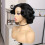 Perruque courte synthétique Pixie ondulée noire résistante à la chaleur 3
