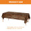 Nappe à motif western, imprimé bois, 3 pièces 2