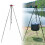 Cast Iron Camping Tripod Outdoor Campfire Cooking Silver 6