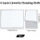 Silver Polishing Cloth 4-Layer Light Grey 2 Pcs 2