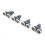 Bathroom Shower Door Roller Wheels 25mm 4 Pack 4