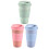 Kaffe- och temugg med silikonlock 6 st 6