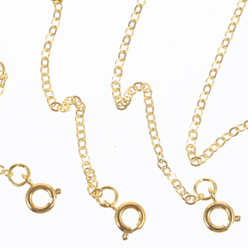 Copper Extension Chain for Necklaces and Anklets 5 pcs 1