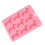 Forma de gelo de silicone rosa com estampa de cachorro 2