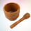 Mortier et pilon à ail en bois, 1 pièce 5