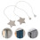 Embrasses de rideaux en forme d'étoile, style simple, 2 pièces 3