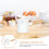 Ceramic Milk Pan White 300ml 3