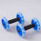 Blue Core Bauchmuskeltrainer-Rad mit Hanteln 3