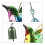 Carillon éolien colibri pour décoration de jardin (2 pièces) 4