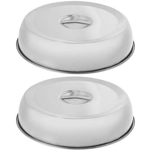 Stainless Steel Griddle Dome Lid 2 Pack 2