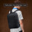 Mochila para laptop RnemiTe-amo de 15,6 polegadas, fina e resistente. 5