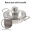 Non-Stick Mini Wok Cookware for Kitchen, Stainless Steel 3